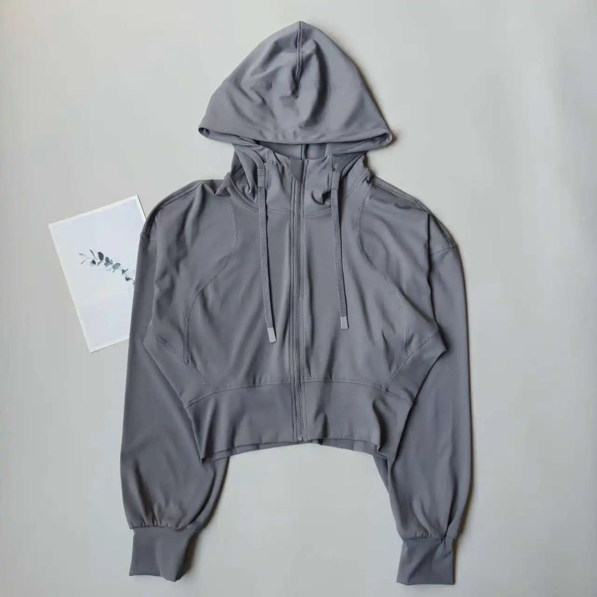 Summit Hooded Running Jacket - Lightweight Nylon Zip Jacket