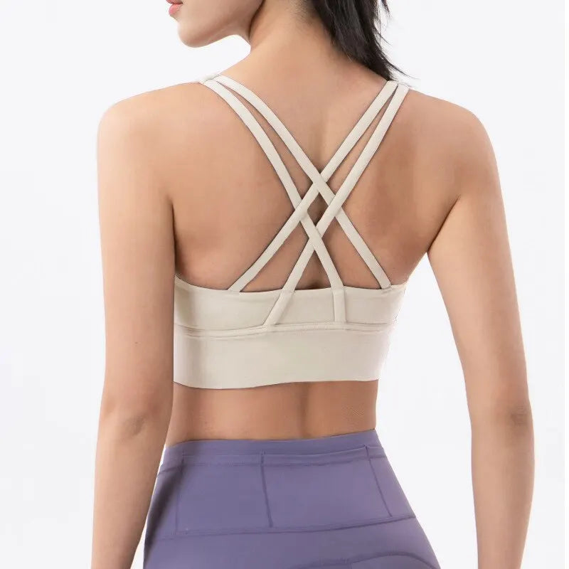 Kaia Racerback Bra - Nylon Spandex Sports Bra for Women