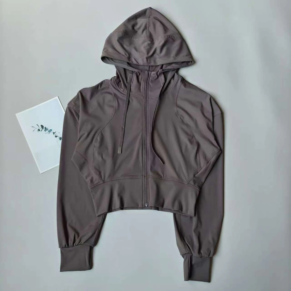 Summit Hooded Running Jacket - Lightweight Nylon Zip Jacket