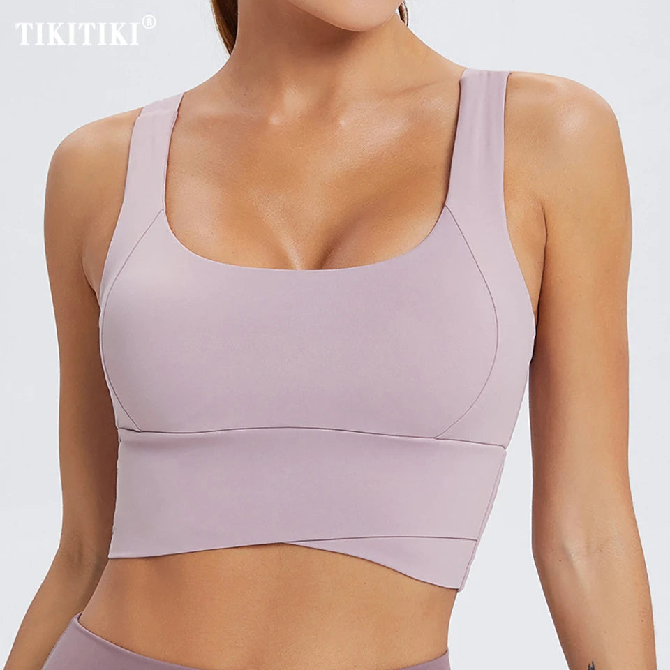 Elevate Sculpt Sports Bra - High-Impact Padded Racerback Bra