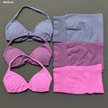 Ribbed Flow Set - Scrunch Seamless Bra Top and Shorts 2-Piece Set