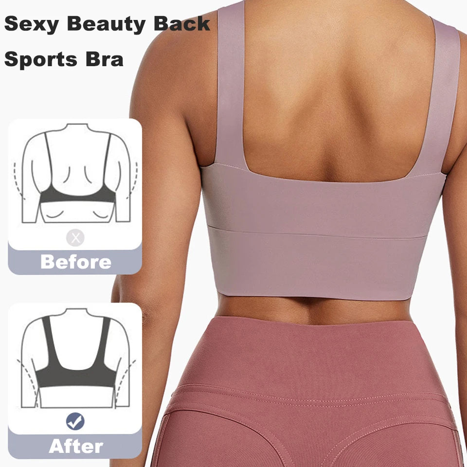 Elevate Sculpt Sports Bra - High-Impact Padded Racerback Bra