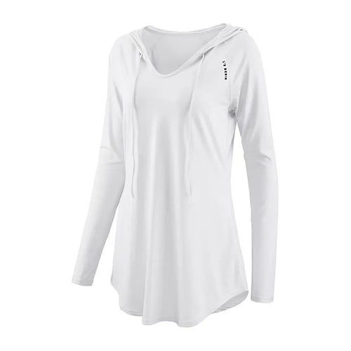 Aspen Hooded Quick-Dry Top - Nylon Long-Sleeve Running Layer
