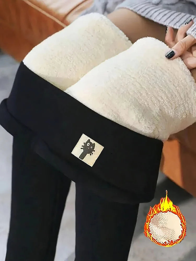 Frost Comfort Leggings - Fleece-Lined Thermal High Waist Leggings