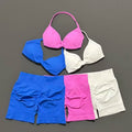 Luna Sculpt Set - Seamless Strappy Bra & Scrunch Shorts