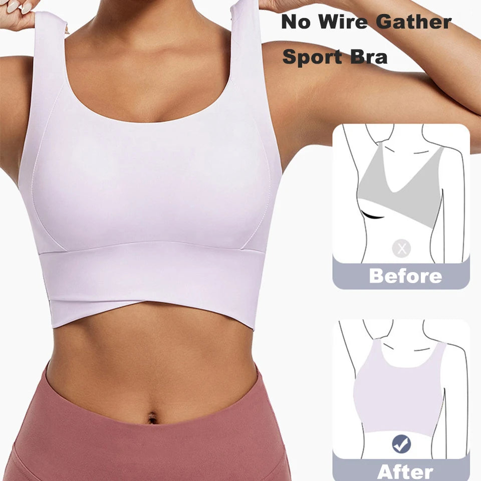 Elevate Sculpt Sports Bra - High-Impact Padded Racerback Bra