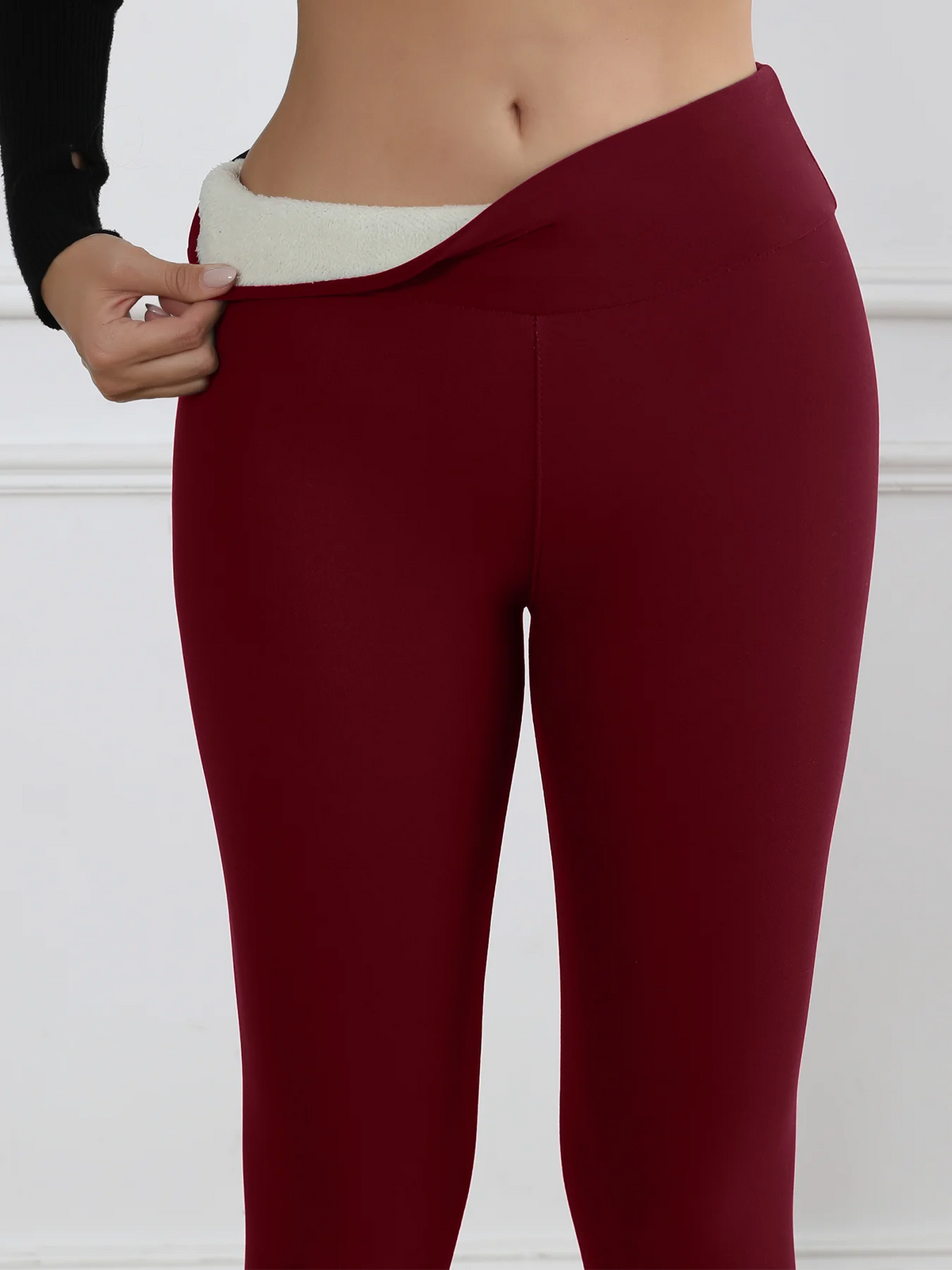 Hearth Fleece-Lined Flare Leggings - High-Waisted Warm Flared Leggings