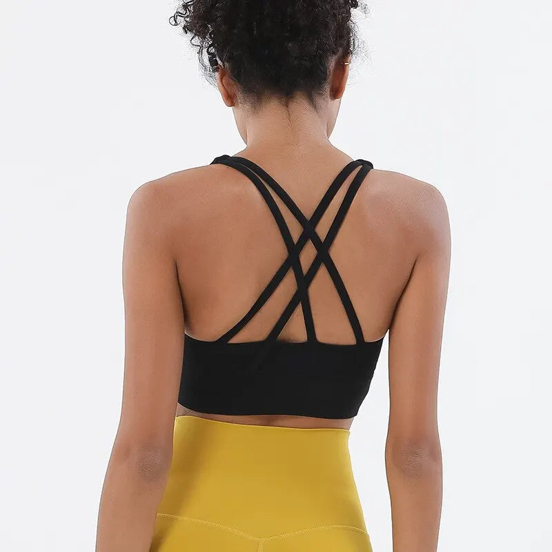 Kaia Racerback Bra - Nylon Spandex Sports Bra for Women